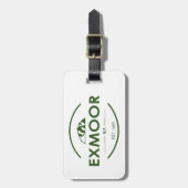 Exmoor-Nationalpark Gepäckanhänger (Vorderseite vertikal)