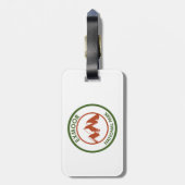 Exmoor-Nationalpark Gepäckanhänger (Rückseite vertikal)