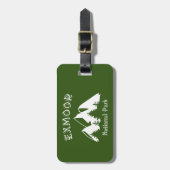 Exmoor-Nationalpark Gepäckanhänger (Vorderseite vertikal)