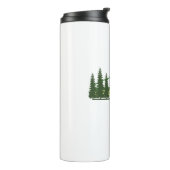 Exmoor Nationalpark Grüne Streifen Thermosbecher (Nach links gedreht)