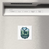 Exmoor Nationalpark Hübsch Hirsch Magnet (In Situ (Geschirrspüler))