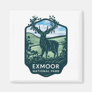 Exmoor Nationalpark Hübsch Hirsch Magnet
