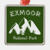 Exmoor-Nationalpark Ornament Aus Metall (Vorne)