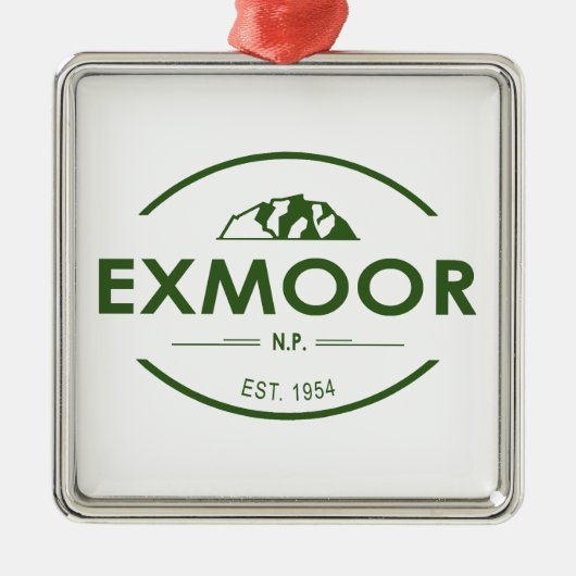 Exmoor-Nationalpark Ornament Aus Metall (Vorne)