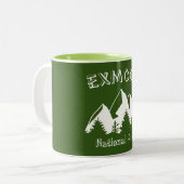Exmoor-Nationalpark Zweifarbige Tasse (Vorderseite Links)