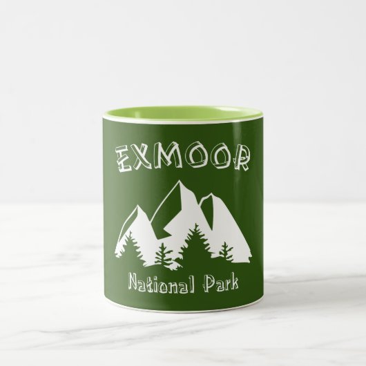 Exmoor-Nationalpark Zweifarbige Tasse (Mittel)