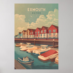Exmouth Devon Reiseplakat Poster