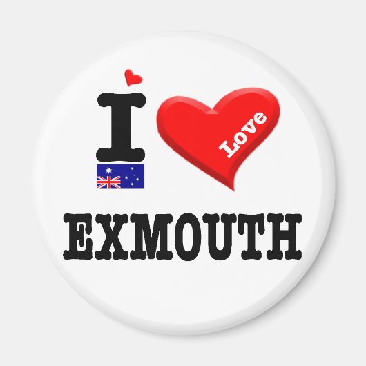 EXMOUTH - I LIEBE MAGNET (Vorne)