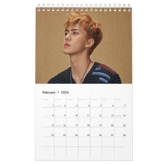 EXO Sehun Kalender (Feb 2026)
