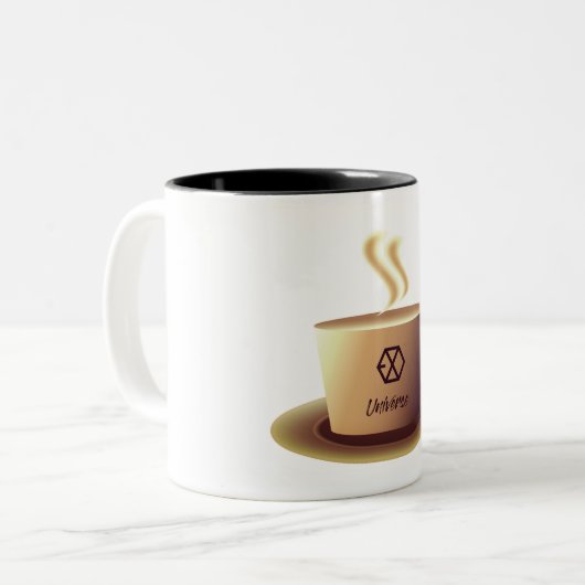 EXO Universum-Tasse Zweifarbige Tasse (Vorderseite Links)