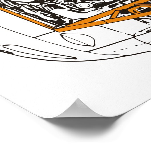 Exocet / NA Miata Overlay Poster (Ecke)