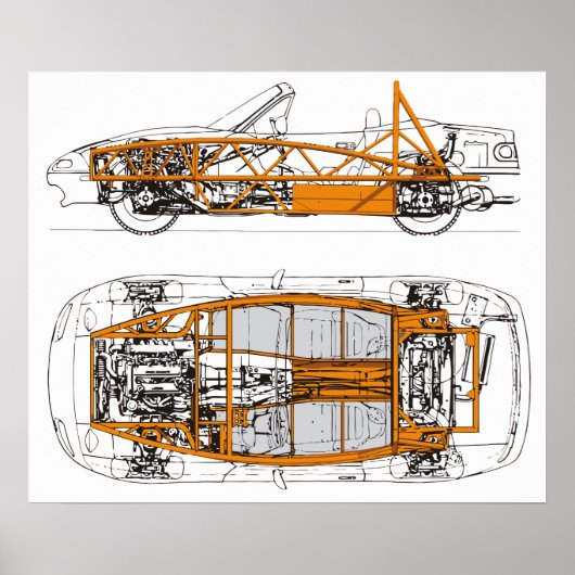 Exocet / NA Miata Overlay Poster (Vorne)