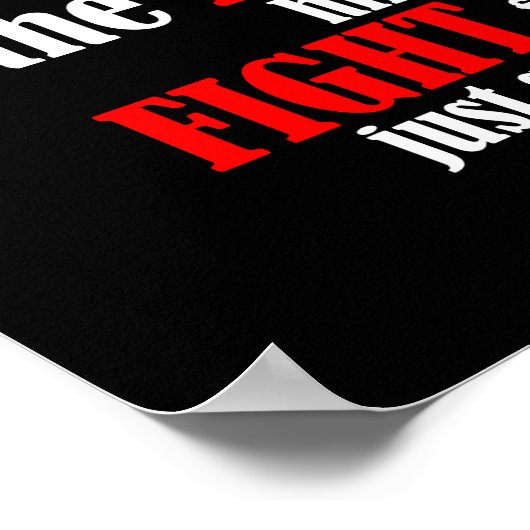 Exodes 14:14 The Lord Himself Will Fight Poster (Ecke)