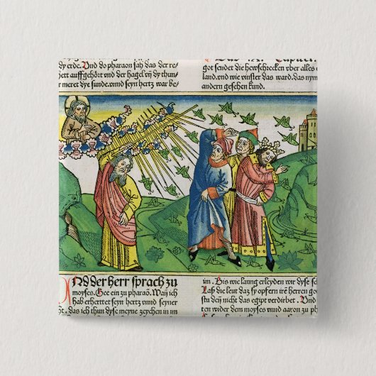 Exodus-10:1 - 20 die sieben Pest von Ägypten: der Button (Vorderseite)