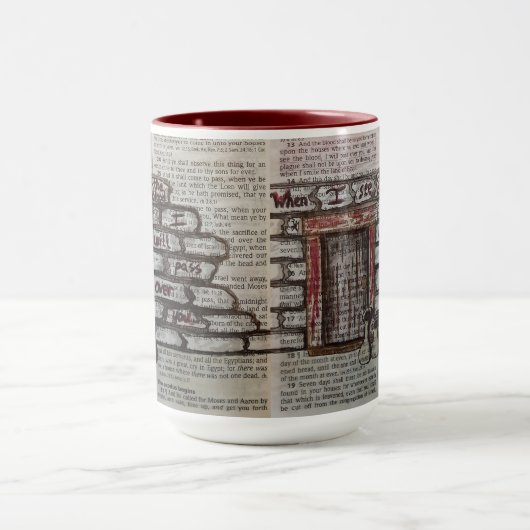 Exodus 12:13 - Ich werde über Sie gehen Tasse (Zentrum)