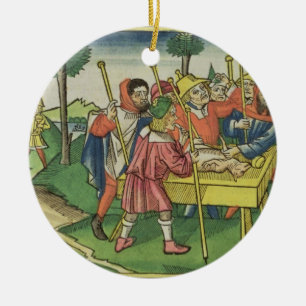 Exodus 12 das erste Passahfest, vom 'Nürnberg Keramikornament
