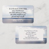 Exodus 14:13-14 Keine Angst STAND FIRM Visitenkarte (Vorne/Hinten)