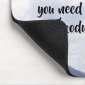 Exodus 14:14 Bibel Verse über Wolken Mousepad (Ecke)