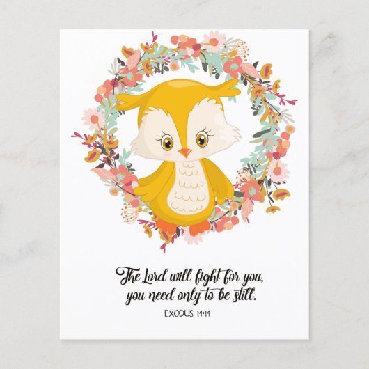 Exodus 14:14, Bibelkarte (Vorderseite)