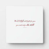 Exodus 14:14, Der Herr wird für euch kämpfen, Fotoplatte (Vorderseite)