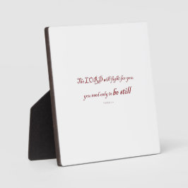 Exodus 14:14, Der Herr wird für euch kämpfen, Fotoplatte