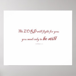 Exodus 14:14, Der Herr wird für euch kämpfen, Poster