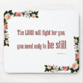 Exodus 14:14 Mousepad Der Herr wird für Sie kämpfe (Vorne)