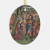 Exodus 14 Moses und die Israelite, die das Re Keramikornament (Rechts)