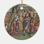 Exodus 14 Moses und die Israelite, die das Re Keramikornament (Vorne)