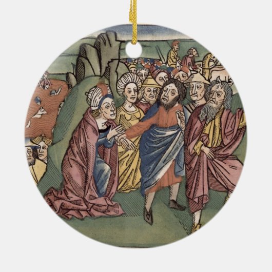 Exodus 14 Moses und die Israelite, die das Re Keramikornament (Hinten)