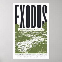 Exodus 15:13 Unfailing Love Poster