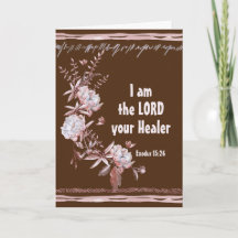 Exodus 15:26 Ich bin der Lord Your Healer Bible Ve