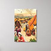 Exodus 16 God singt Quail und Manna Leinwand (Vorderseite)