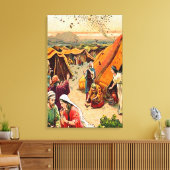 Exodus 16 God singt Quail und Manna Leinwand (Insitu (Wohnzimmer))