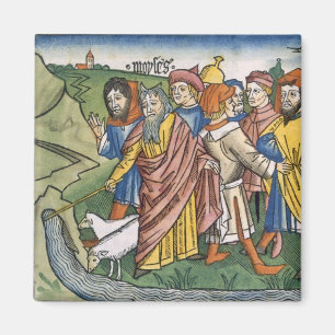 Exodus 17 1-7 Moses macht den Wasserstrom von Magnet