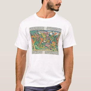 Exodus 17 8-15 Aaron und Hur stützen Moseses Hän T-Shirt