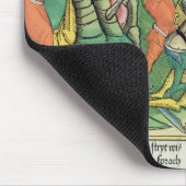 Exodus 17 8-15 Aaron und Hur stützen Moseses Hände Mousepad (Ecke)