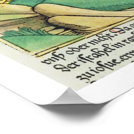 Exodus 17 8-15 Aaron und Hur unterstützen Moses' H Poster (Ecke)