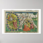 Exodus 20 1-5 Mose erhalten die zehn Gebote Poster (Vorne)