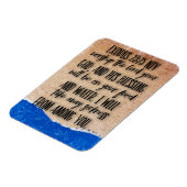 Exodus 23:25 Bibelvers Magnet (Linke Seite)