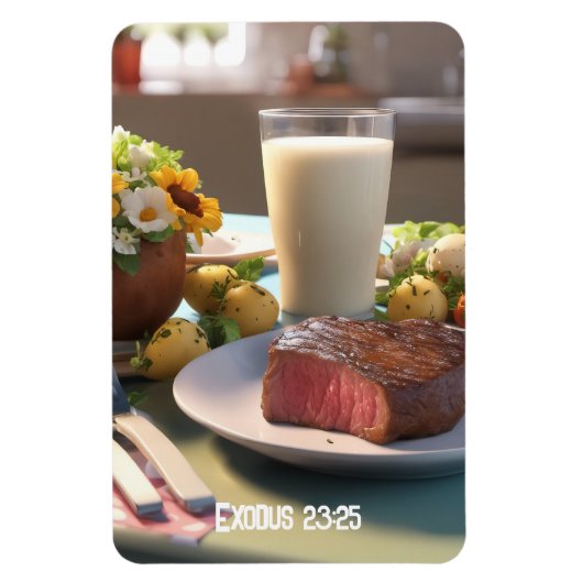 Exodus 23:25- Magnet (Vertikal)