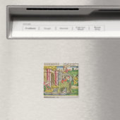 Exodus 2 1-6 Mose, die über den Nil geflogen werde Magnet (In Situ (Geschirrspüler))