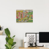 Exodus 2 1-6 Mose, die über den Nil geflogen werde Poster (Heimbüro)
