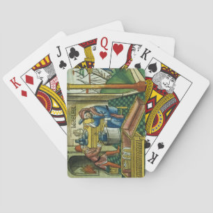 Exodus 31 2-8 Bezalel and Oholiab making the Ark o Spielkarten