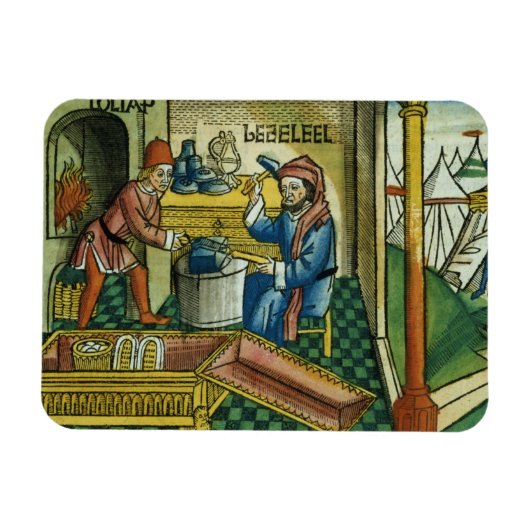 Exodus 31 2-8 Bezalel und Oholiab machen die Arche Magnet (Horizontal)