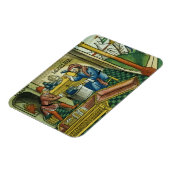 Exodus 31 2-8 Bezalel und Oholiab machen die Arche Magnet (Linke Seite)