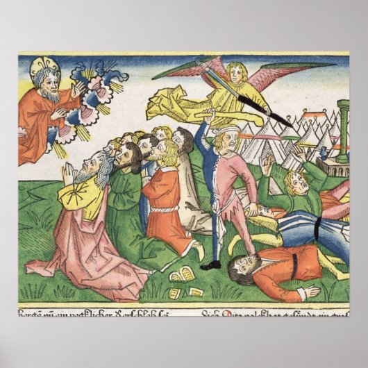 Exodus 32 15-23 Moses bricht die Steintabletten, Poster (Vorne)