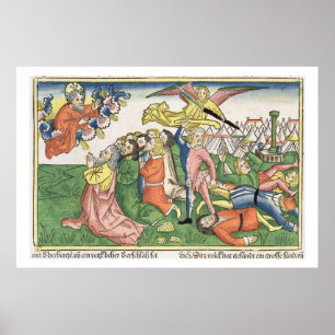Exodus 32 15-23 Moses bricht die Steintabletten, Poster