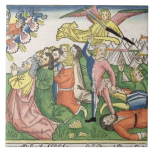 Exodus 32 15-23 Moses, der die Steintabletten Fliese