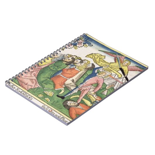 Exodus 32 15-23 Moses, der die Steintabletten Notizblock (Linke Seite)